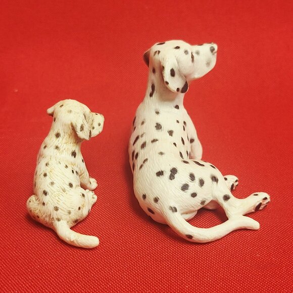 Schleich Dalmatian Dog Figurines Adult and Puppy 1997 - Picture 3 of 9